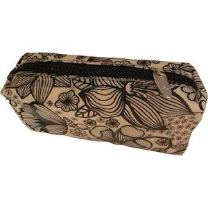Cosmetic Pouch With Flower Print Design